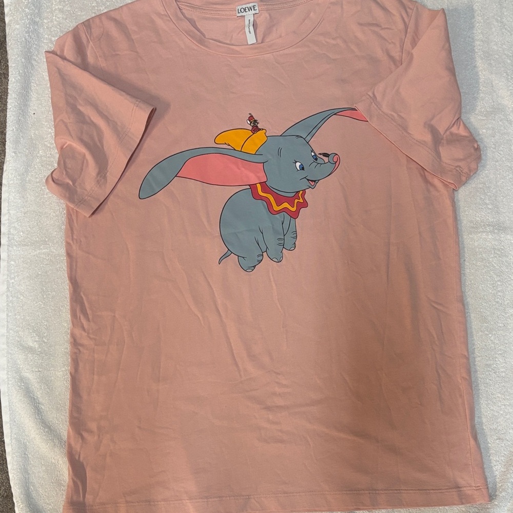 Loewe Pink Dumbo Short Sleeve Tee